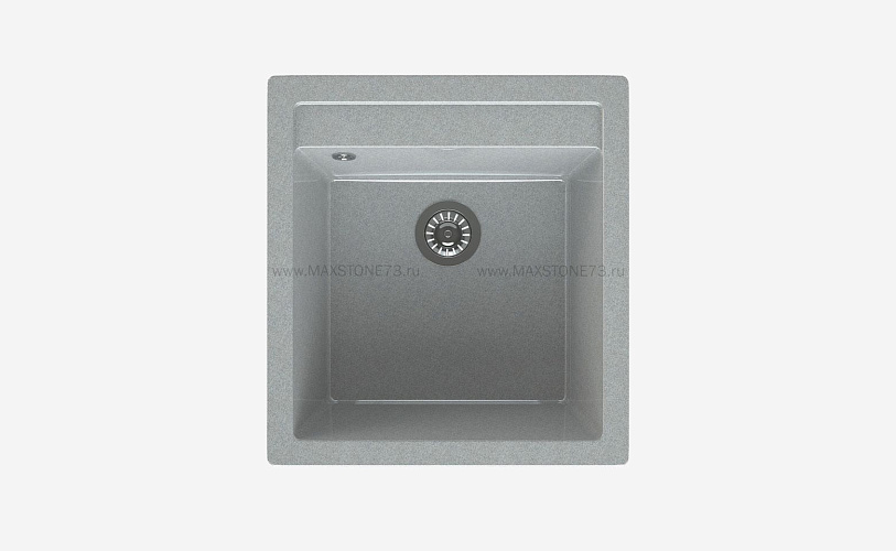 MAXSTONE Мойка глянцевая MS-10 (светло-серая) 505*460*215
